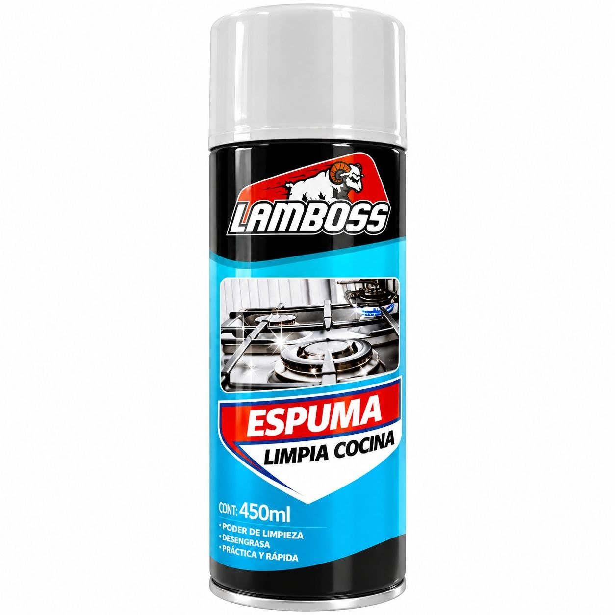 Espuma Limpia Cocina Lamboss 450 ML