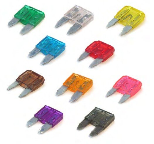 Fusibles Planos Tipo Mini Automotriz (ATM) Aislados