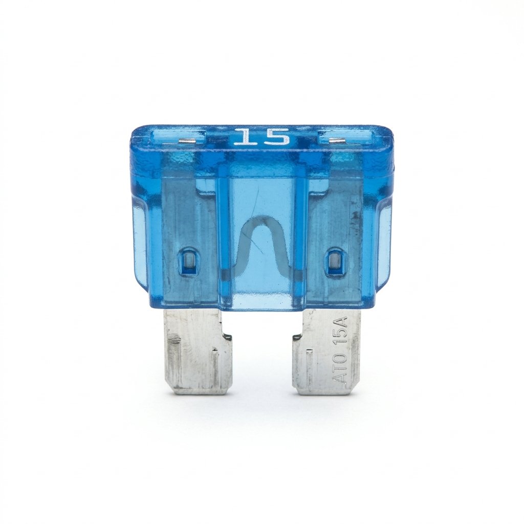 Fusible Plano ATO Automotriz 15 Amp (Azul)