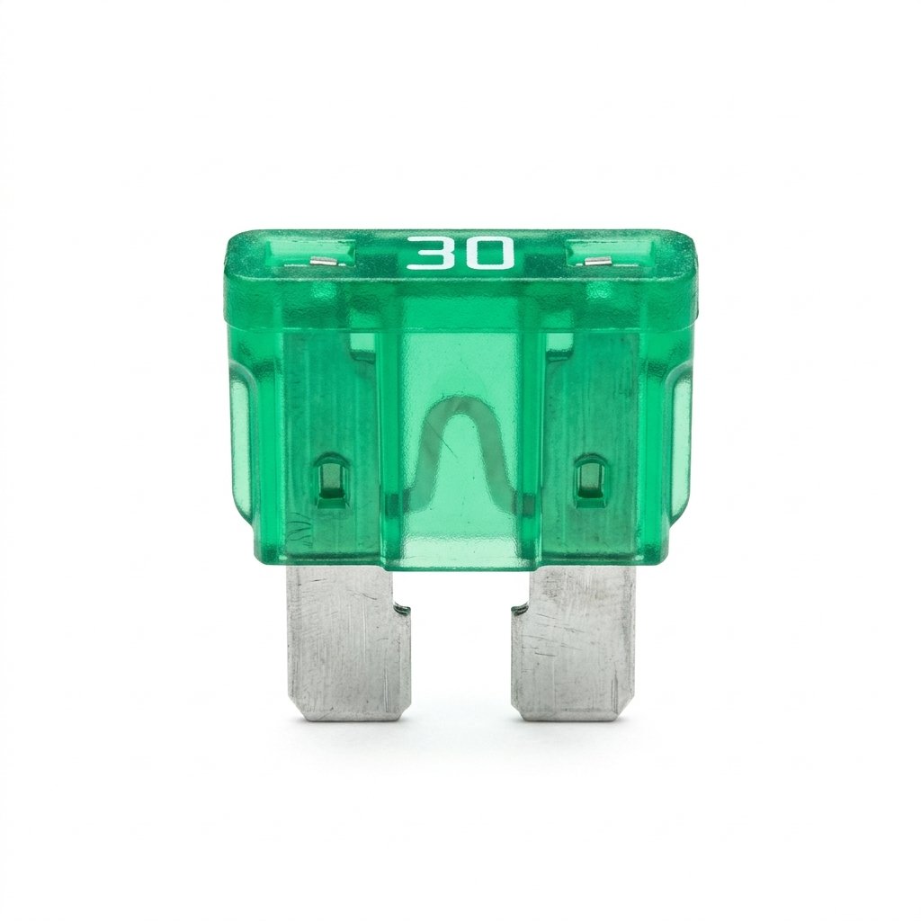 Fusible Plano ATO Automotriz 30 Amp (Verde)